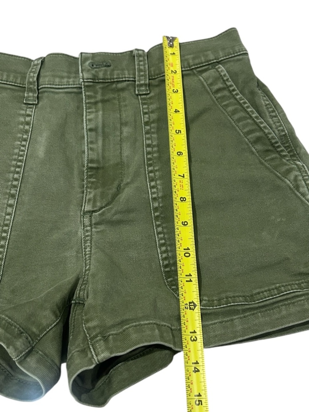 Madewell The Perfect Vintage Fatigue Short Style MC911 In Green - Picture 8 of 12